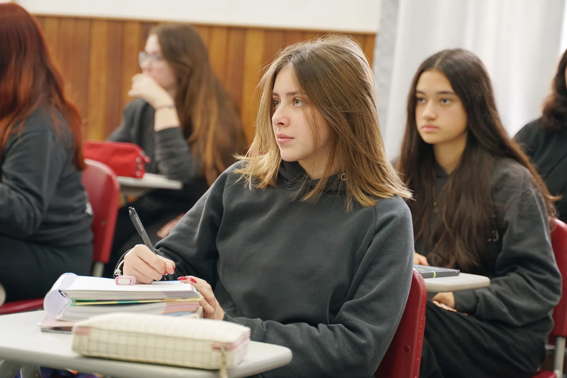 Alunos do Ensino Médio do Colégio Santa Mônica
